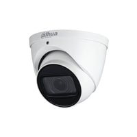 Camara Dahua Domo, 2MP, Lente Motorizado 2.7mm–12 mm, 4en1 (CVI/TVI/AHD/CVBS), DWDR, Smart IR60m, IP67, 12VDC.