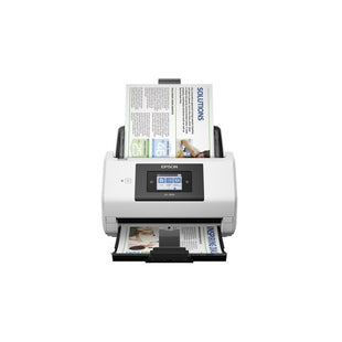 Escáner Epson WorkForce DS-780N/ Pantalla tácti Vertical Blanco