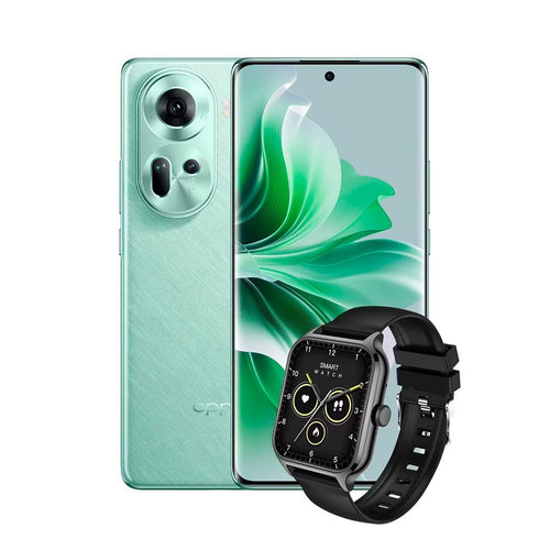 OPPO Reno11 5G Mea+Nfc 256Gb 12Gb Wave Green Latus + Smartwatch