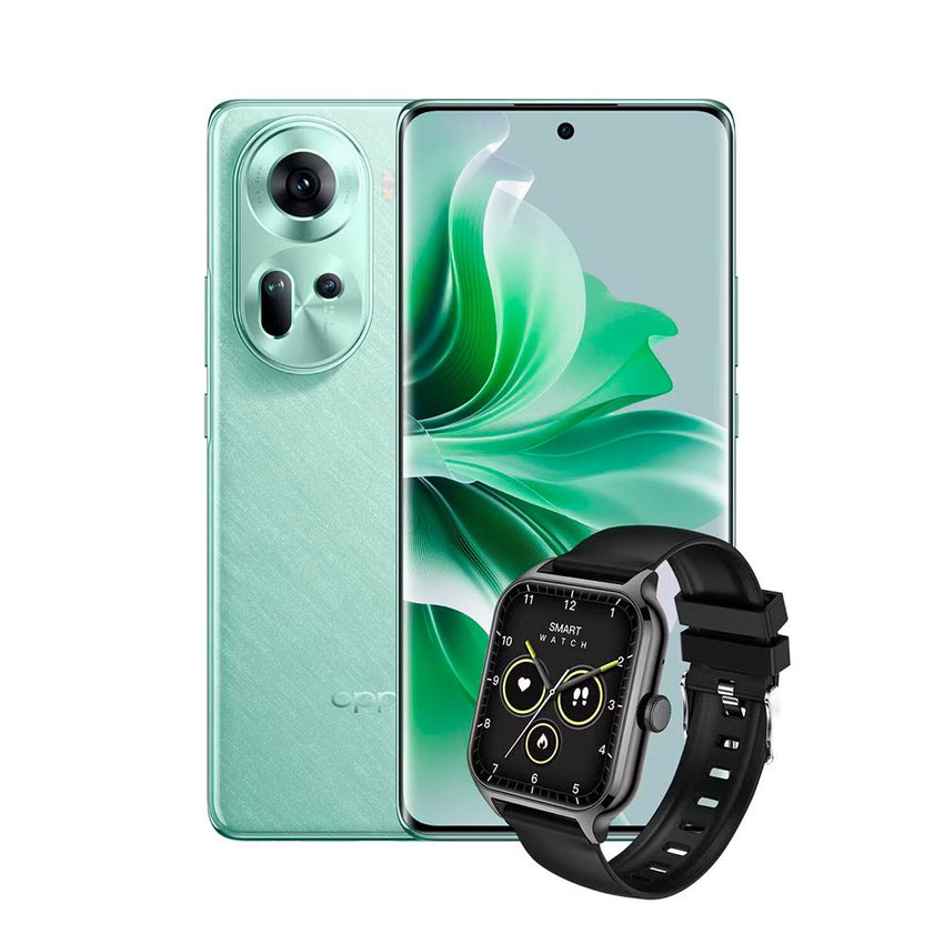 OPPO Reno11 5G Mea+Nfc 256Gb 12Gb Wave Green Latus + Smartwatch