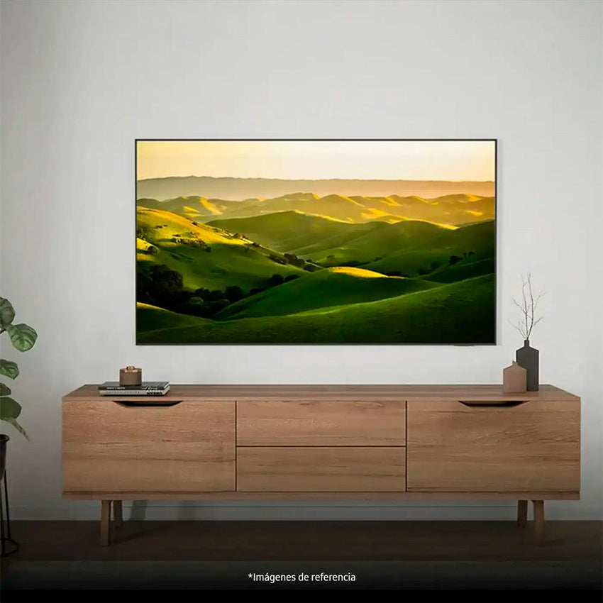 Televisor Samsung FLAT LED Smart TV 75 pulgadas Crystal UHD 4K  /3,840 x 2,160 /HDR / DVB-T2 /LAN /WIFI 5 / Bluetooth 5.2 / Google Meet / AirPlay 2 /modo ambiente/ Modo Juego/ HDMI x 3/ USB x1 /abre y edita archivos de Office/ Garantía 1 año, Ficha técnic