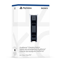 Estación de carga para control Inalámbrico PlayStation 5 DualSense. Color: Blanco Negro