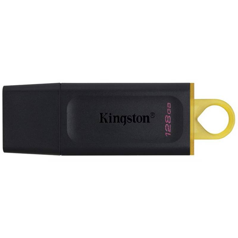 Memoria USB KINGSTON 128GB 3.2 Gen1 DataTraveler Exodia COLOR Negro + Amarillo