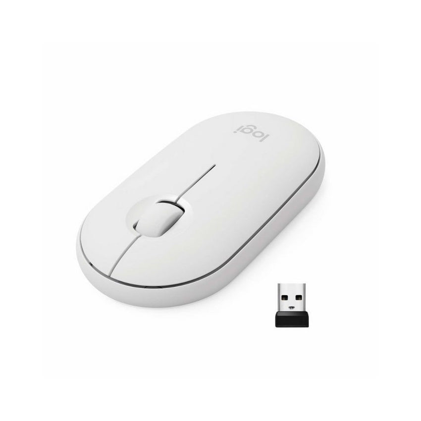 Mouse LOGITECH Inalámbrico M350 COLOR Blanco