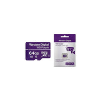 Tarjeta microSD Western Digital Purple 64GB para cámaras de seguridad  grabación 24/7