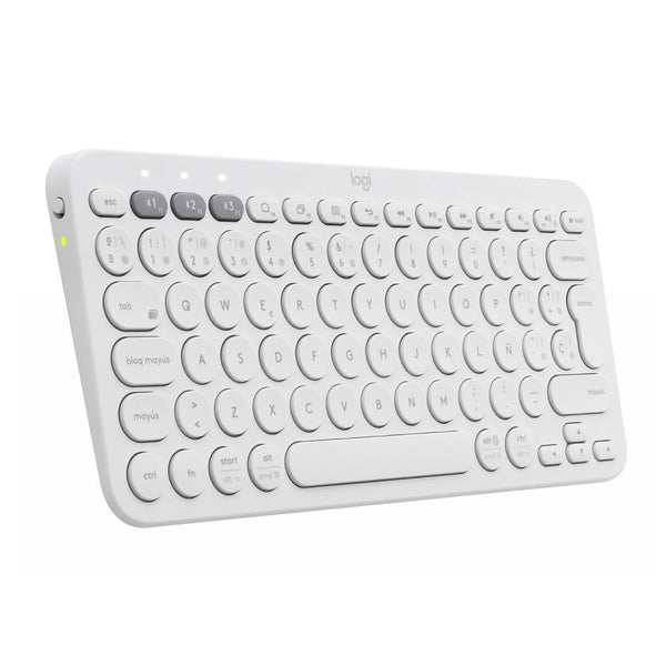 Teclado LOGITECH Multidispositivo Bluetooth K380 COLOR Blanco
