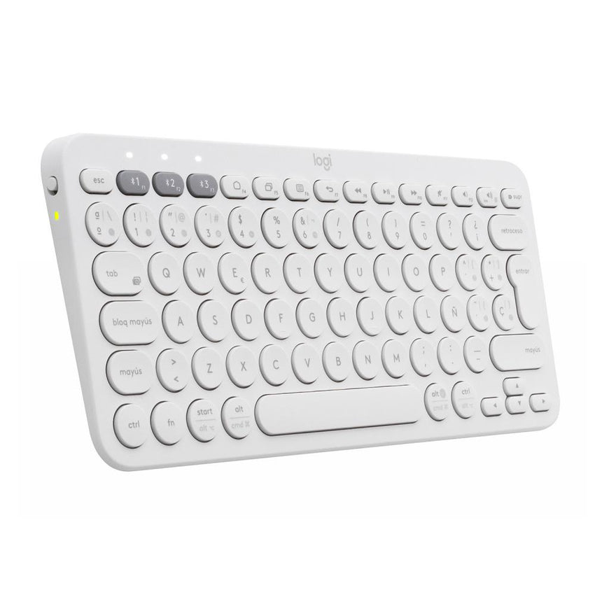Teclado LOGITECH Multidispositivo Bluetooth K380 COLOR Blanco