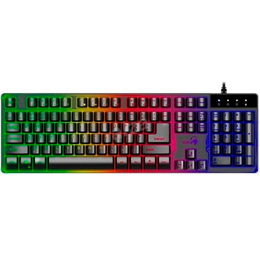 Teclado Gamer GENIUS Con Teclas Flotantes Retroiluminación COLOR Negro