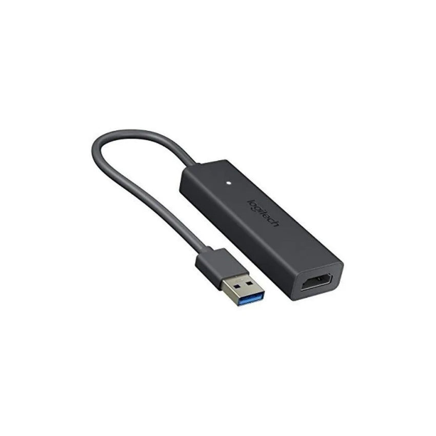 SCREEN SHARE Logitech Corporativo HDMI Una Forma Rápida, Sencilla y Asequible De Compartir Contenido En Salas De Conferencias y Reuniones Online Garantía 2Años-NEGRO