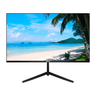 Monitor Dahua Plano Consumo panel VA, NO VESA Tamaño: 22 Color Negro,Resolución 1920 X 1080 (16:9),Tipo de panel: VA,Tipo de respuesta: 5ms / tasa de refresco 100 HZ,Altavoz: 1W - Speaker x2,Conectividad: VGA, HDMI 1,4 (Incluye cable HDMI),Angulo de visió