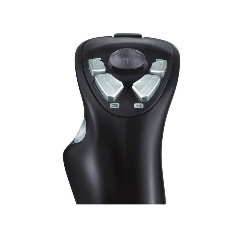 JOYSTICK EXTREME 3D PRO Logitech Gaming USB Compatible PC 12 Botones Programables Garantía 3Años-NEGRO-SILVER