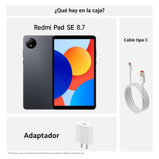 Tablet Xiaomi Redmi Pad SE 8.7 Graphite Gray 4GB + 128GB ROM (Colombia)