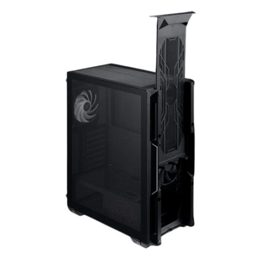 Chasis gamer XPG by ADATA STARKER Negro / ATX / Vidrio templado X1 / 1 Fan cooler ARGB + 1 Fan Cooler Standard + Fuente de poder XPG PROBE / 600 Watts / Certificada 80 Plus Bronze