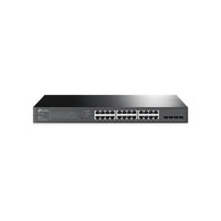 Switch TPLINK  Administrable de 24 puertos Giga L2+ COLOR Negro