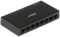 Switch Dahua Giga No Administrable 8 puertos 10/100/1000 (Plástico)