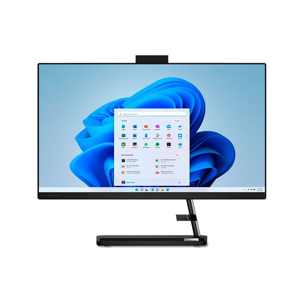 Todo en uno Lenovo IC 3 24IAP7 Intel Core i5  1240P 23,8 Pulgadas FHD Memoria 8GB Estado Solido 256GB Windows 11 Home Color Negro