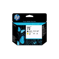 Cabezal de impresión DesignJet HP 72 negro mate y amarillo 
