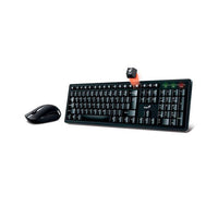 Combo Teclado + Mouse Genius Km-8200 Inalambrico Negro