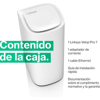 VELOP 1 NODO MESH TRI BAND WIFI 7 MBE7000 BE11000