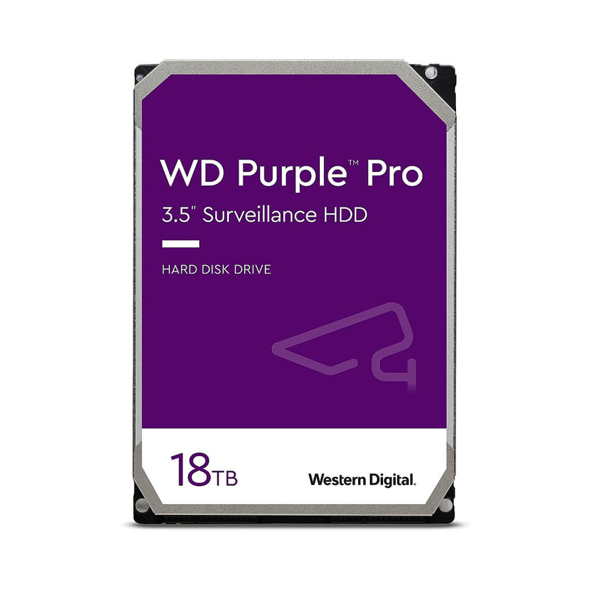 Disco duro para video inteligente WD Purple Pro 18TB- SATA- 3,5 Inch-7200 -512 MB GARANTIA 5 AÑOS
