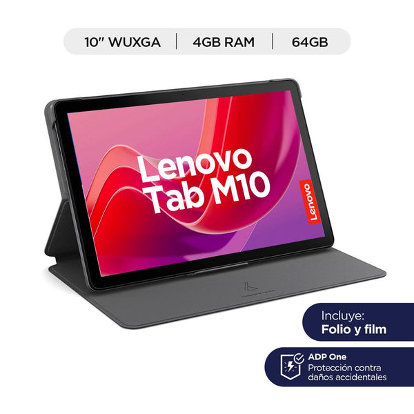 Tablet LENOVO 10.1” Pulgadas RAM 4GB Disco SSD 64GB COLOR Gris