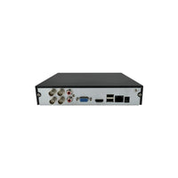 Grabador Dahua XVR, 4 Canales, Penta-brid (CVBS/HDCVI/AHD/TVI/IP), H264+/H265+, Audio in/out. Hasta 6TB