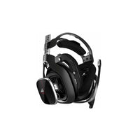 DIADEMA ASTRO A40 TR+MIXAMP M80 Gaming Alámbrica Plug3.5mm/USB Compatible PS4/PC Micrófono Cancela ruido Aislamiento de Ruido Garantía 1Año-NEGRA-SILVER