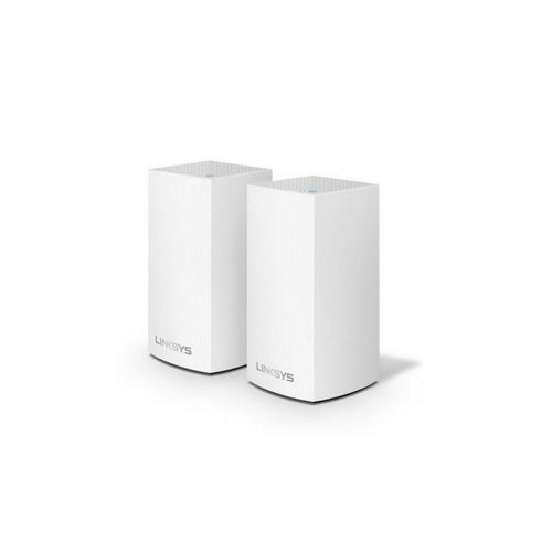 AC2600 2PK Linksys Velop -  Sistema Wi-Fi en malla para todo el hogar (paquete de 2 nodos, doble banda, instalación guiada por App,Sistema modular, gestión de red por App) Dual-Band , 802.11a/b/g/n/ac Wi-Fi Standards,Up to 3900 Mbps Wi-Fi Data Throughput