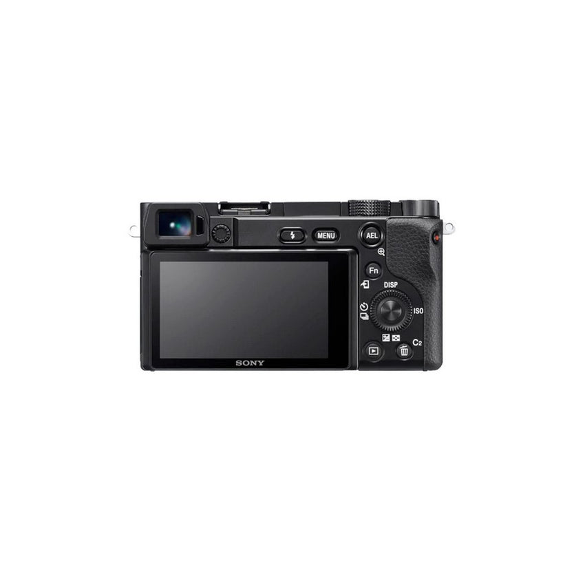 Cámara con Lente Intercambiable APS-C a6100 con enfoque automático rápido ILCE-6100L  Cuerpo + lente zoom potente de 16-50 mm