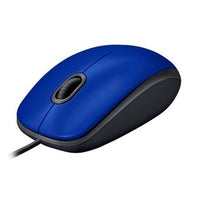 Mouse Alambrico M110 Silent Logitech Optico Azul