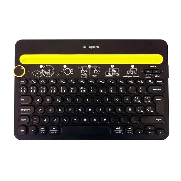 Teclado LOGITECH K480 Bluetooth Compatible Win, Mac Y Android COLOR Negro