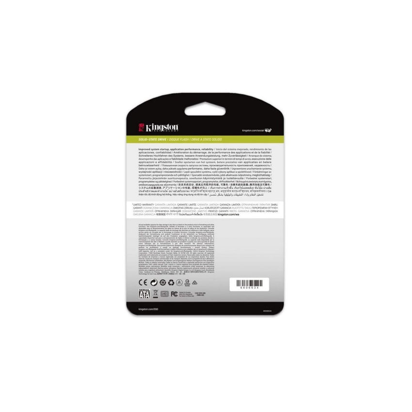 Unidad de Estado Sólido Kingston 960G DC500R 2.5” Enterprise Sata SSD 99K/23K IOPS