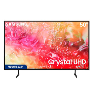 Televisor Samsung FLAT LED Smart TV 50 pulgadas Crystal UHD 4K  /3,840 x 2,160, AI,  /HDR / DVB-T2 /LAN /WIFI 5 / Bluetooth 5.2 / Google Meet / AirPlay 2 /modo ambiente/ Modo Juego/ HDMI x 3/ USB x1 /abre y edita archivos de Office/ Garantía 1 año, Ficha