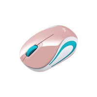 Mini Mouse M187 Logitech Inalámbrico Receptor Usb Rosado
