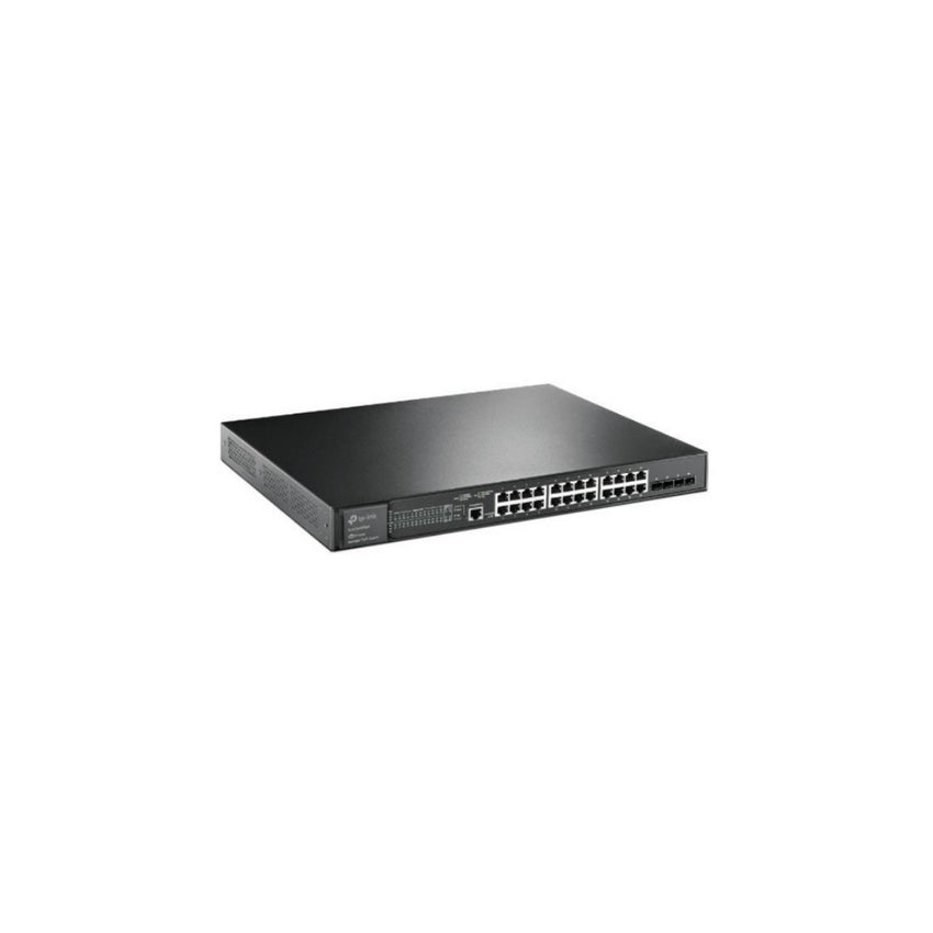 Switch TPLINK PoE administrable JetStream de 24 puertos Gigabit y 4 puertos 10GE SFP