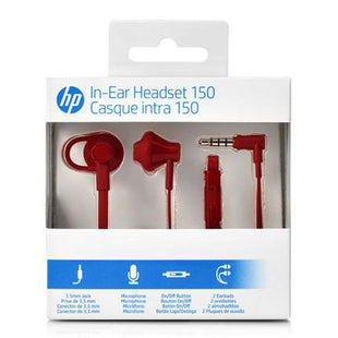 Manos Libres HP In Ear 150 DOHA Rojo