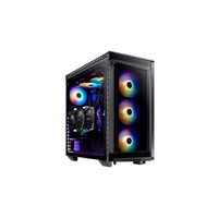 Chasis gamer XPG by ADATA BATTLECRUISER Negro / Vidrio templado X4 / 4 Fan cooler ARGB