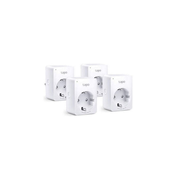 Mini Enchufe Inteligente Tp Link Tapo P100 Pack Por 4 Smart Mf