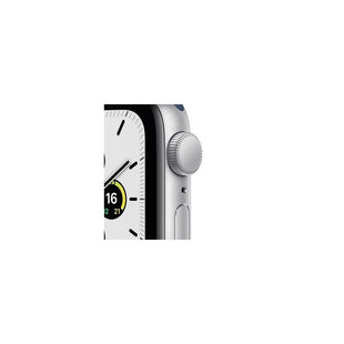 Apple Watch SE (GPS) - Caja de aluminio en plata de 44 mm - Correa deportiva en color abismo - Talla única