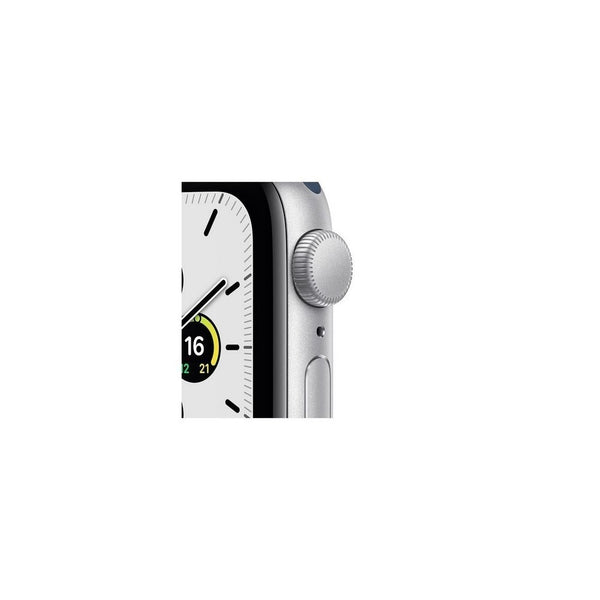 Apple Watch SE (GPS) - Caja de aluminio en plata de 44 mm - Correa deportiva en color abismo - Talla única