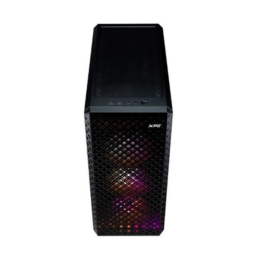 Chasis gamer XPG DEFENDER PRO Negro / Vidrio templado X1 / 3 Fan cooler ARGB