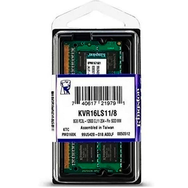 Memoria Ram Kingston para Portátil 8GB DDR3L 1600MHz