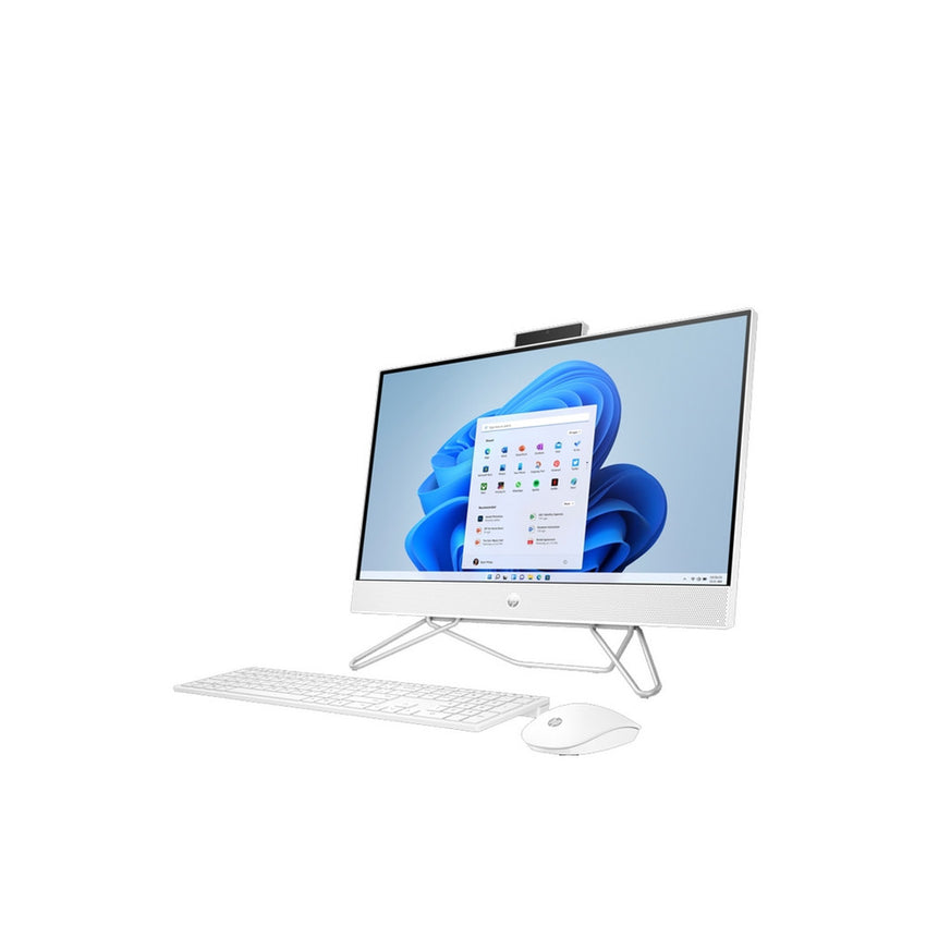 HP AIO  Core i3-1215U /24-cb1002la / 8GB / 128GB & 1TB / Win11 / Keyb+M Wireless / White CarmenB 24 pulgadas