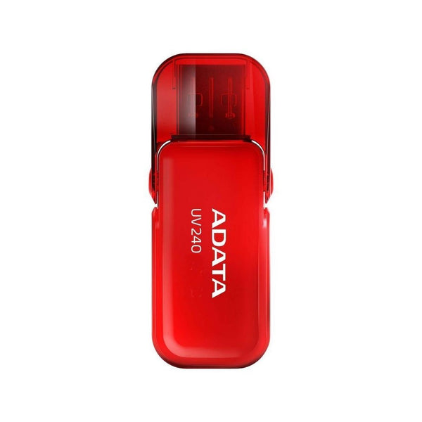 Memoria USB Adata UV240, 16GB, USB 2.0, Rojo