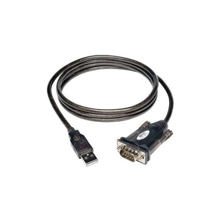 Cable EATON Adaptador De Usb-A Tripplite Serial RS232 DB9 COLOR Negro