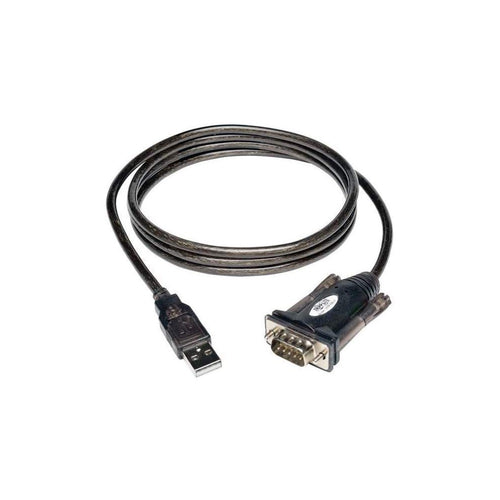 Cable EATON Adaptador De Usb-A Tripplite Serial RS232 DB9 COLOR Negro