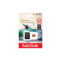Tarjeta microSD SanDisk Extreme (Action Cam) UHS-I 128GB C10, U3, V30, A2