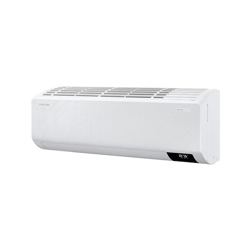 Mini Split Samsung 12.000 BTU WIND-FREE INVERTER R410A. 220V Caracteristicas princiapales:  *SIN CORRIENTES DE VIENTO *Modo Usuario Unico* Enfriamiento Rápido *Modo Good Sleep *Compresor digital Inverter Boost *Control Wi-Fi a traves de Smart Things *Easy