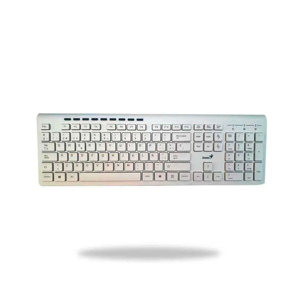 Teclado Genius Slimstar 230 Blanco Alámbrico