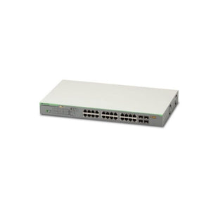 Switches Allied telesis 24-port 10/100/1000T POE+ (185W/24 ports) WebSmart switch with 4 SFP ports